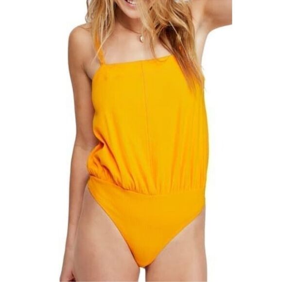 Free People Marissa Ribbed Bodysuit
Tangerine Orange XS - Picture 3 of 10